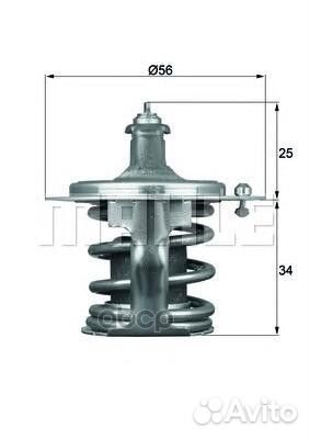Термостат subaru: forester 97-02, forester 02