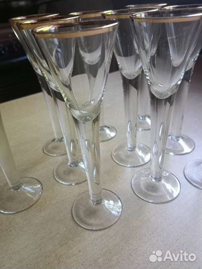 Фужеры рюмки Богемия СССР