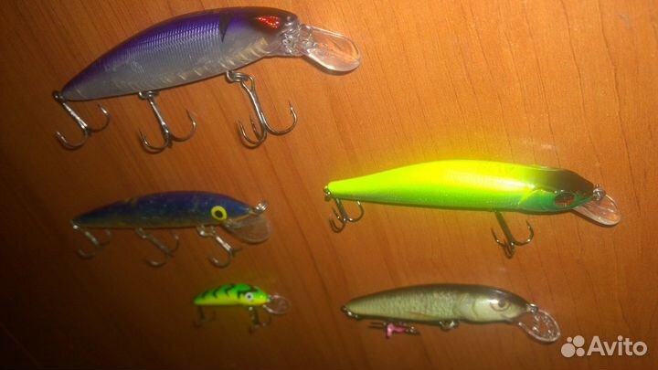 Воблеры комплект для рыбалки (Salmo Rapala Salmo)