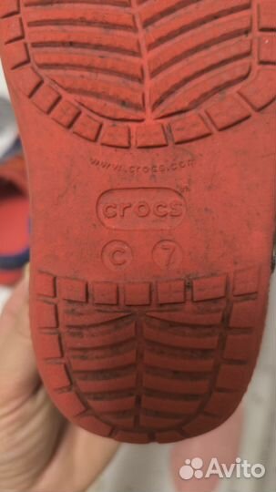 Тапочки, шлепки crocs, c 7