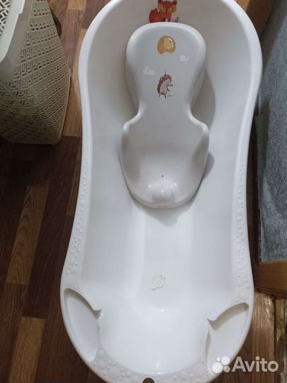 Ванночка для купания с горкой