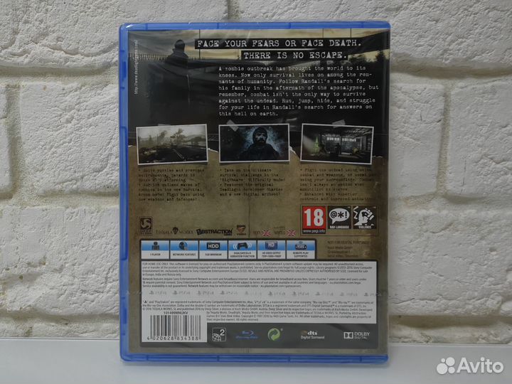 Deadlight Directors Cut PS4 Новый диск