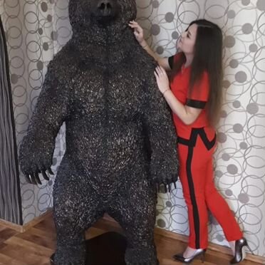 Скульптура Медведь