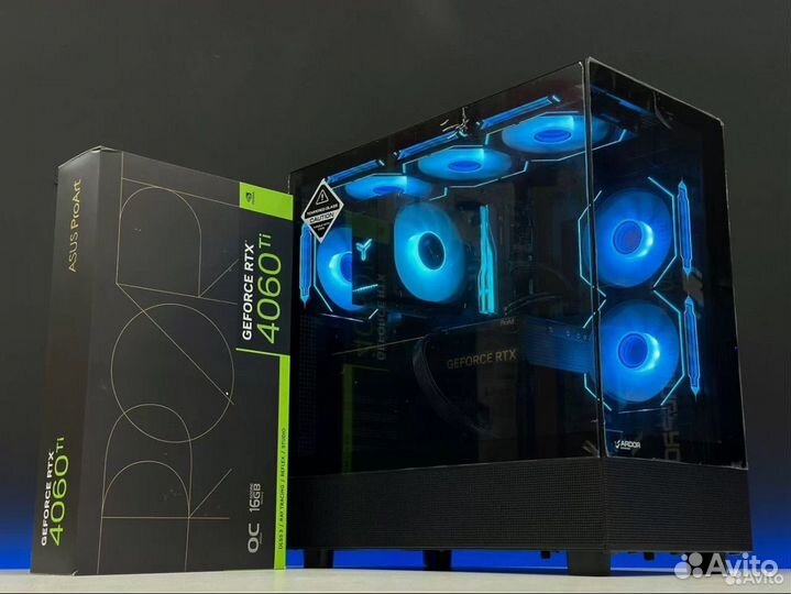 Новый пк RTX4060ti 16G Ryzen 5 7th 32G DDR5