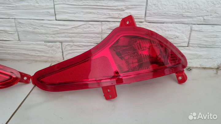 Задние туманки hyundai solaris 2014-2017