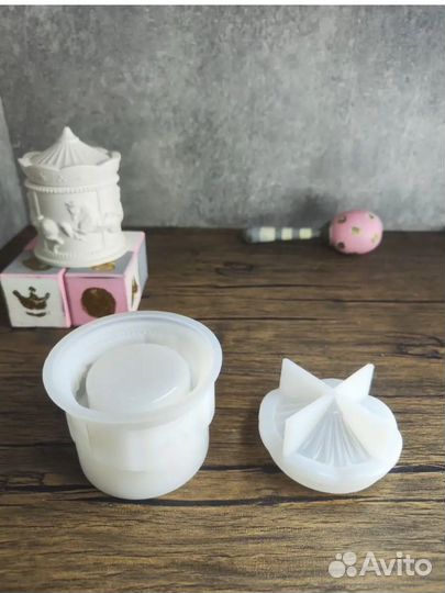 Молд силиконовый карусель