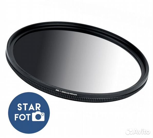 Светофильтр нейтрально серый 72мм градиентный