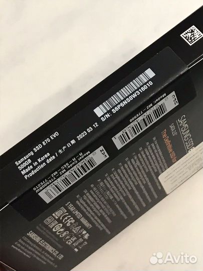 SSD накопитель Samsung 870 EVO 2.5