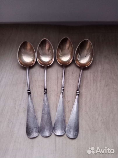 Чайные ложки серебро