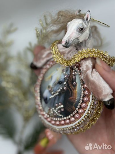 Елочная игрушка Лошадь