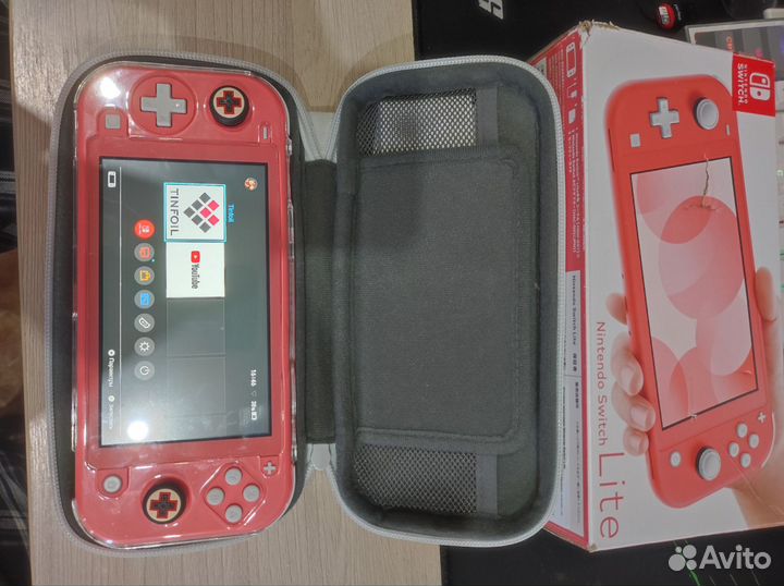 Nintendo switch lite прошитая 256. Обмен