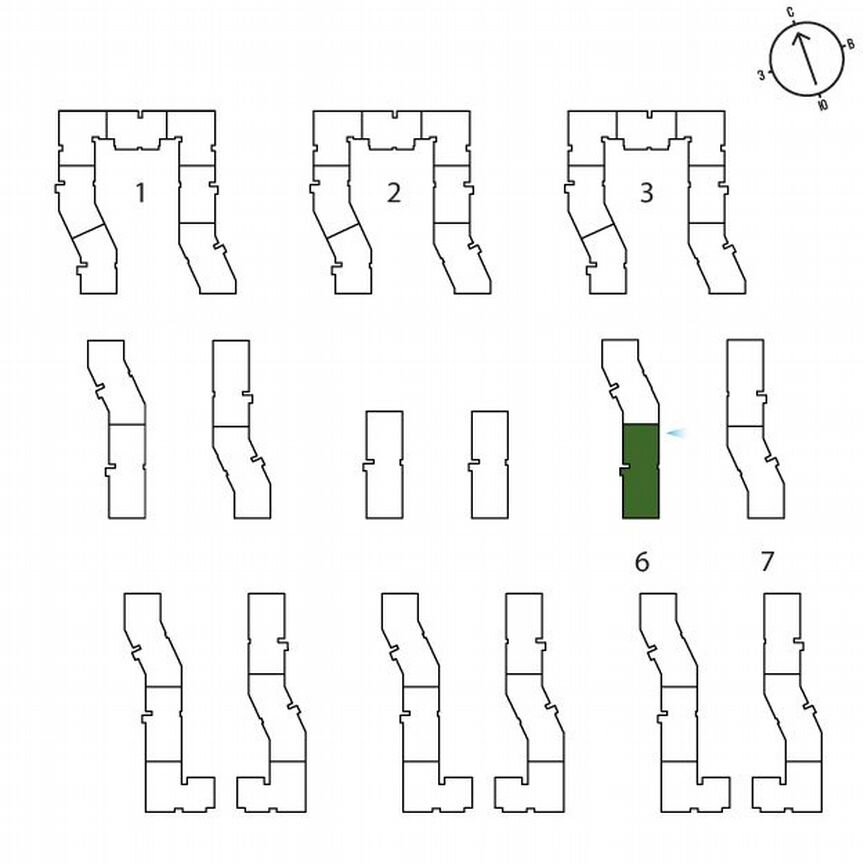 1-к. квартира, 44 м², 1/3 эт.