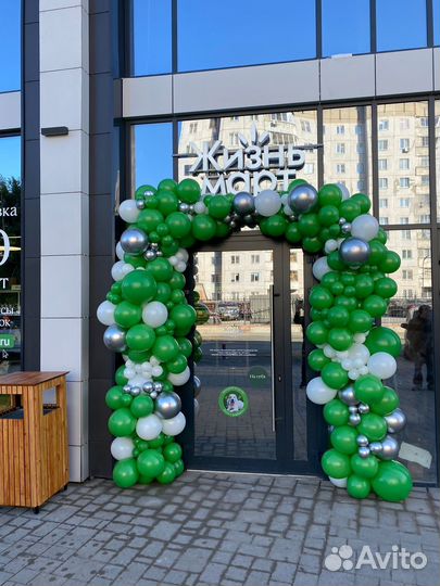 Гирлянда из шаров. Арка из шаров. Шары на открытие