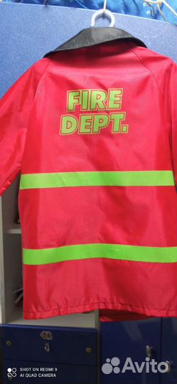 Новогодний костюм пожарника детский