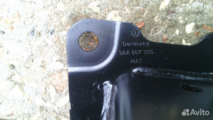 Усилители переднего и заднего бампера VW