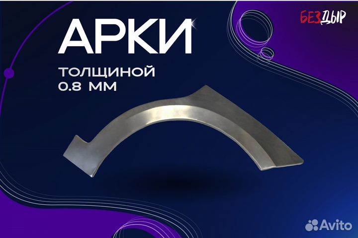 Ремонтная арка Honda CR-V 2 правая