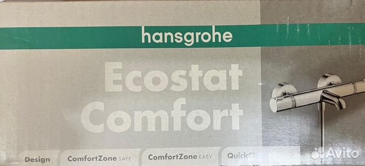 Смеситель для ванны hansgrohe ecostat