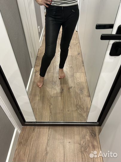 Брюки кожаные