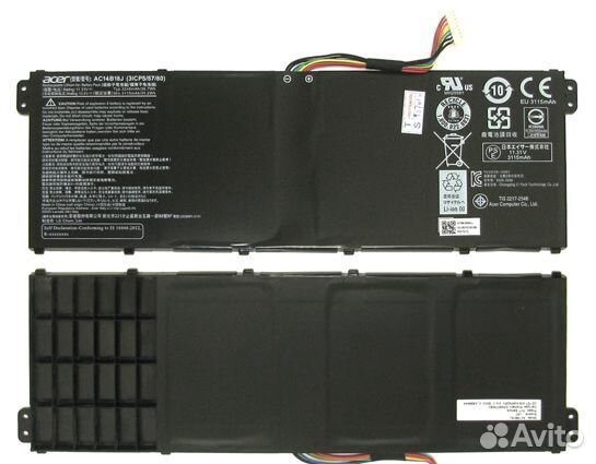 Аккумуляторная батарея AC14B8K для ноутбука Acer