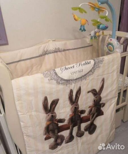 Балдахин и постельное белье детское