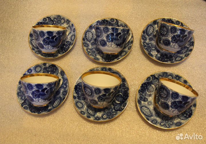Редкий Чайный сервиз 