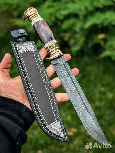 Нож пластунский дамаск