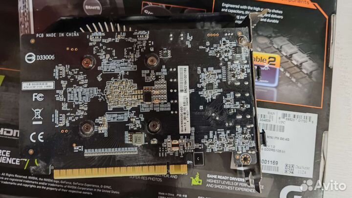 Видеокарта Gtx 1650 4gb