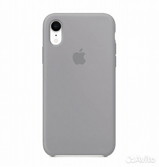 Чехол силиконовый для iPhone XR Серый