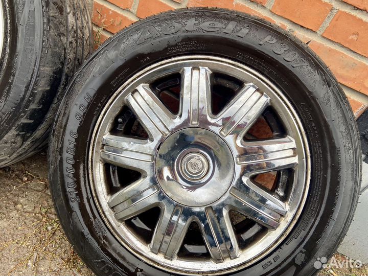 Колеса на хром литых дисках 215/60 r16