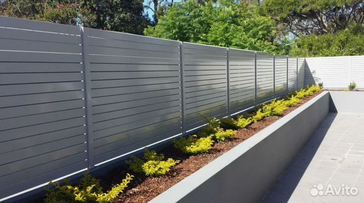 Алюминиевый забор Алютех гарант 10 лет