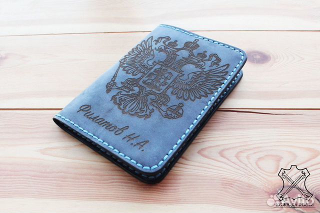 Обложка для паспорта из натуральной кожи