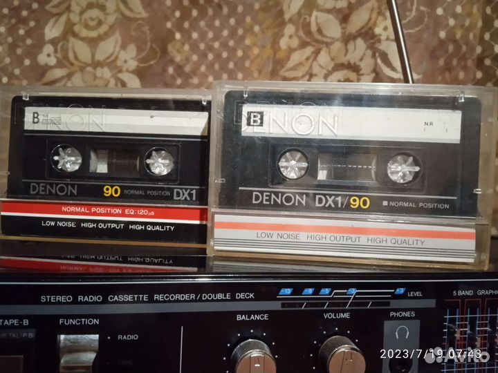Аудиокассета denon DX/1-90