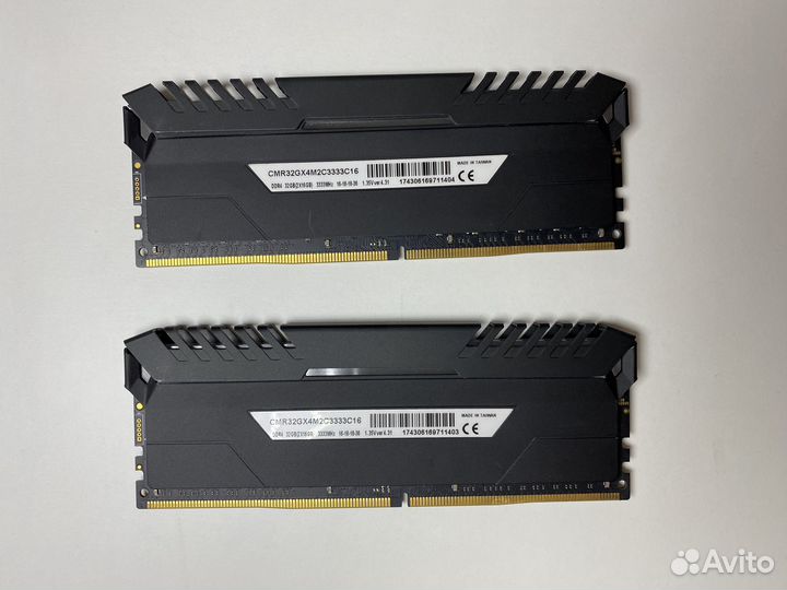 Оперативная память Corsair DDR4 32Gb (2x16Gb) 3333