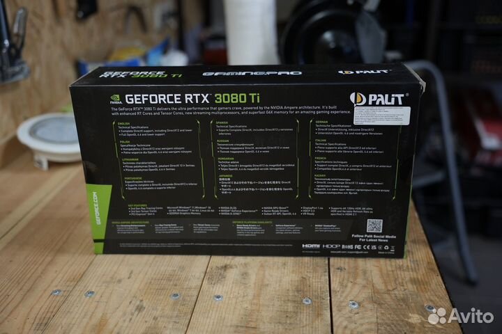Видеокарта Palit GeForce RTX 3080 Ti GamingPro