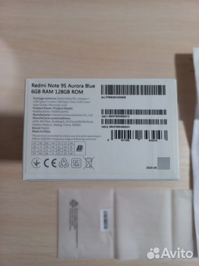 Xiaomi Redmi Note 9S, 6/128 ГБ