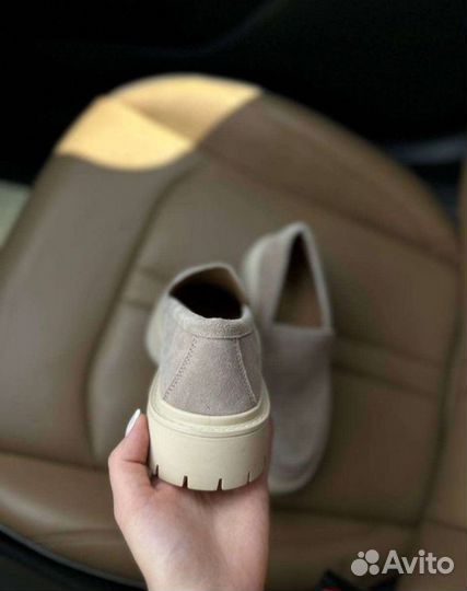 Лоферы натуральная замша 35,36,38,39