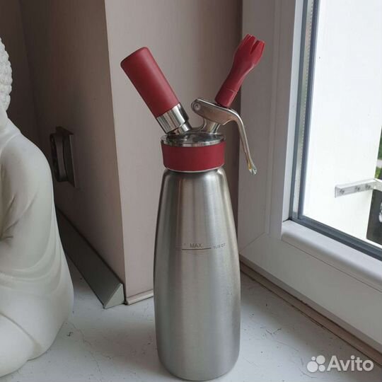 Сифон кремер isi красный