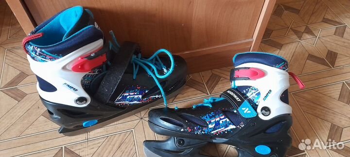 Коньки детские раздвижные