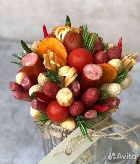 Сьедобные мужские букеты Самара