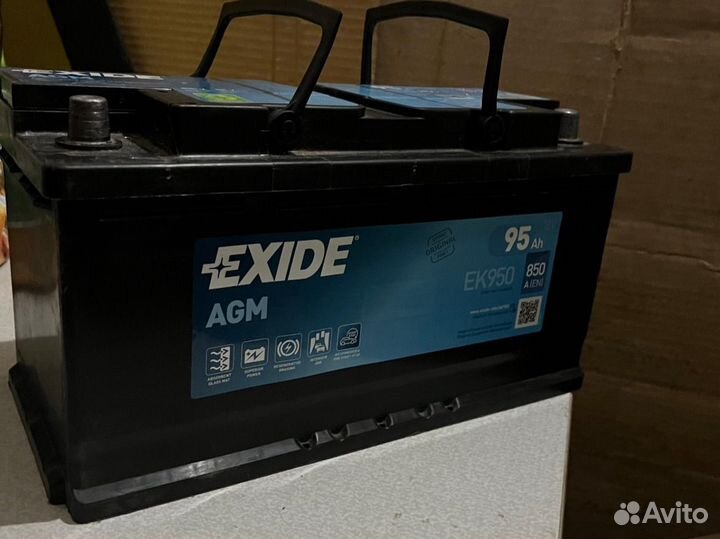 Гелевый Аккумулятор Exide Start-Stop AGM 95 Ah