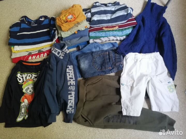 Пакет вещей на мальчика 2-4 года