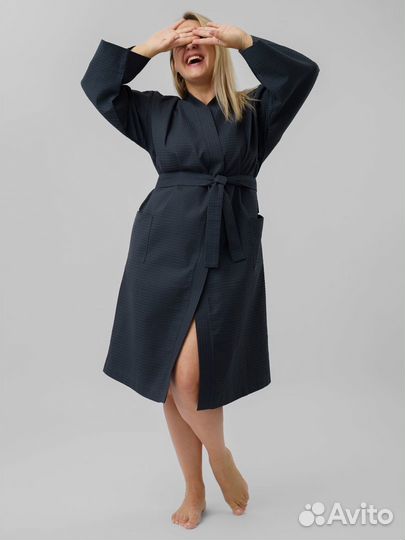 Халат банный вафельный Артикул 124 - 121