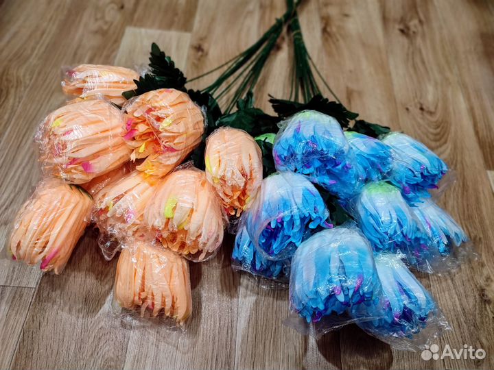 Искусственные цветы большие