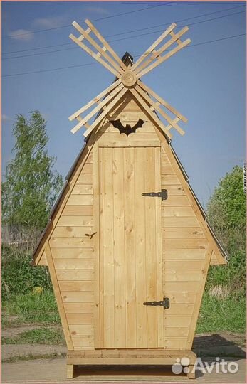 Дачный туалет с кошкой чею 416