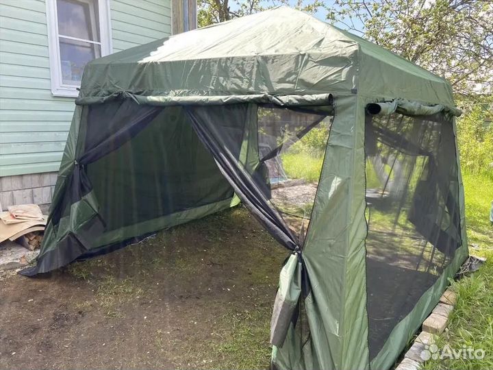 Беседка на рыбалку дачу