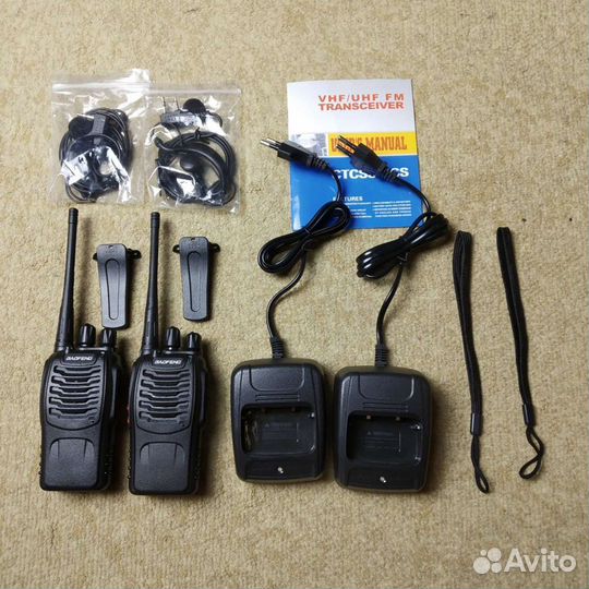 Рации Baofeng bf-888s (2 штуки, новые)