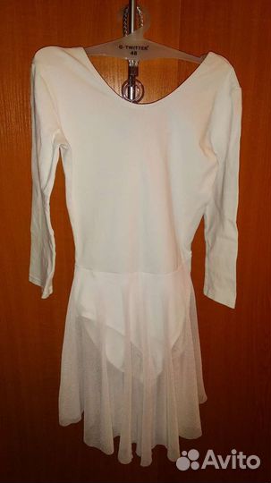 Купальник для танцев черный и белый