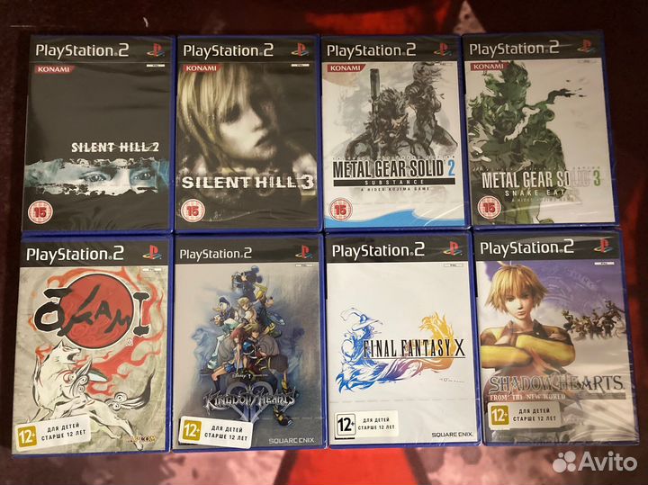 Игры для ps 2 лицензия (запечатанные)