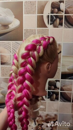 Плетение кос с канекалоном