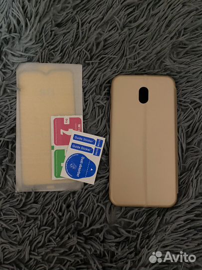 Чехол на редми 8А+ стекло